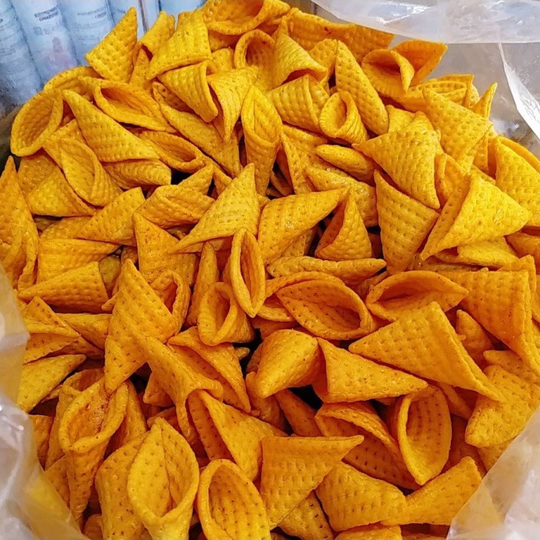 Snack Bim Bim Tam Giác Nón 90 Food túi Zip 500G giòn tan thơm ngon nhức nách, đồ ăn vặt Việt Nam ATVSTP