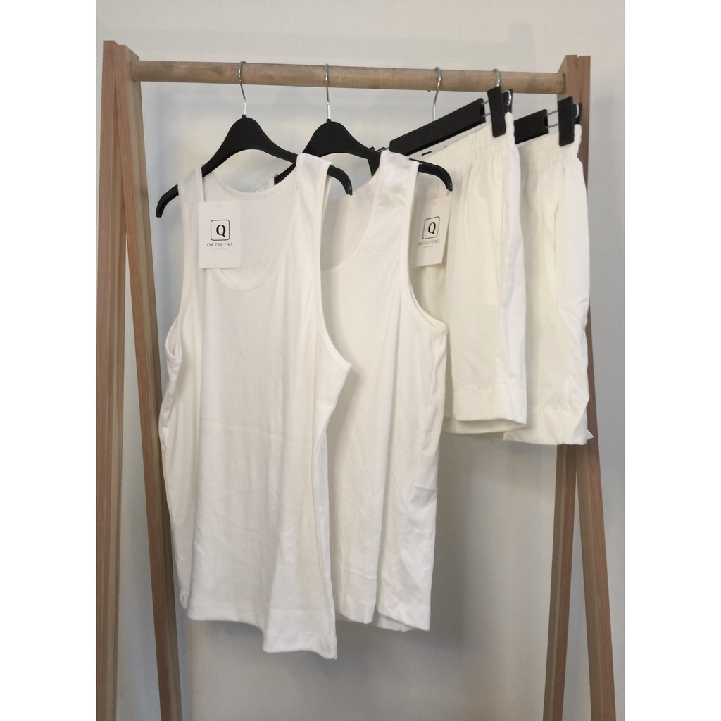 Áo Ba Lỗ Cotton Tăm Zip 100% hàng thiết kế Nam Nữ Big Size 80kg