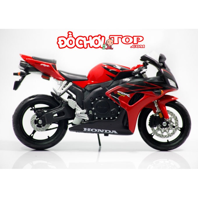 Xe mô hình motor siêu xe Honda CBR 600RR Maisto tỉ lệ 1:12 màu đỏ  Chất Liệu Hợp Kim Cao Cấp