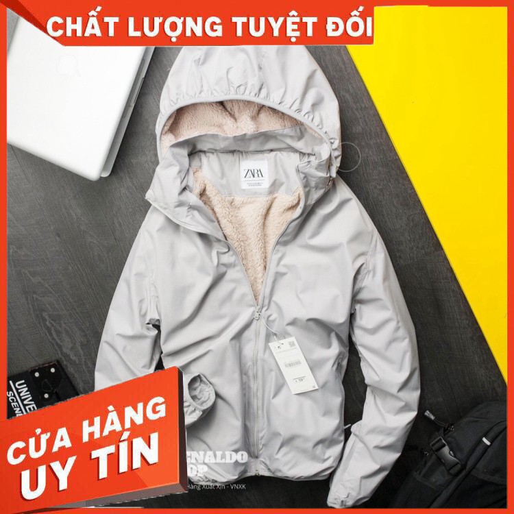 HÀNG NHẬP KHẨU -  Áo Gió Zara Lót Lông Cừu Hàng Xuất Dư Xịn - Vải Format Hàng VNXK - Hàng Nhập Khẩu