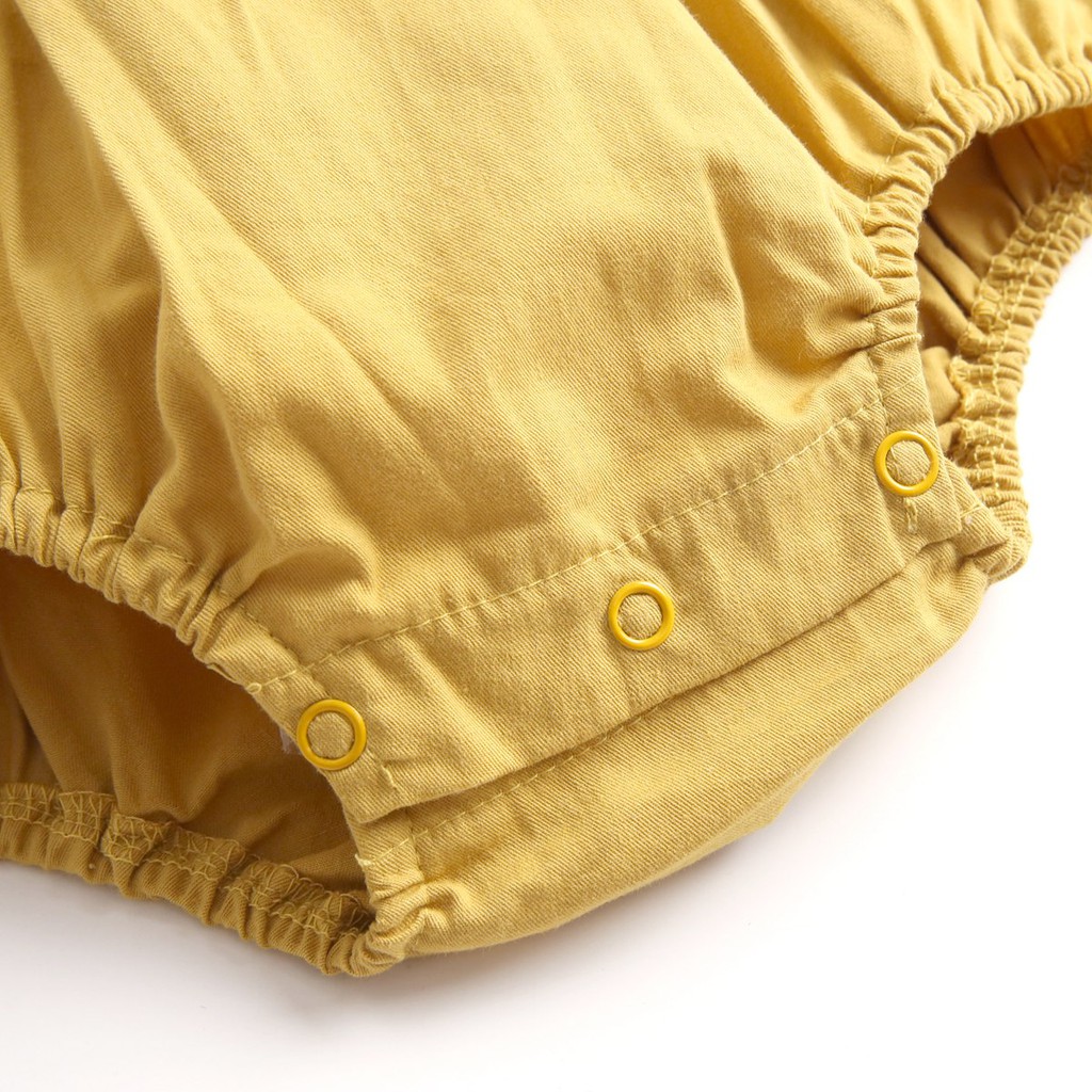 SANLUTOZ Áo Liền Quần Tay Dài Sọc Caro Cho Bé Trai