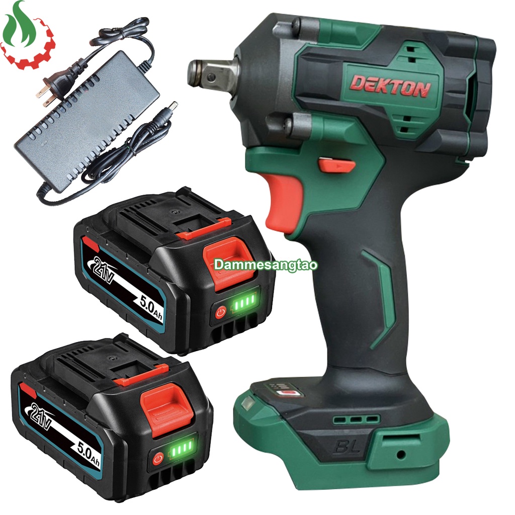 Máy siết bulong pin 21V Dekton M21-IW380Plus 380Nm