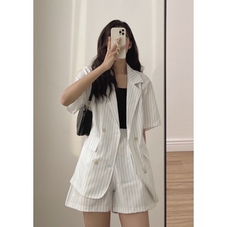 set vest kẻ sọc 559