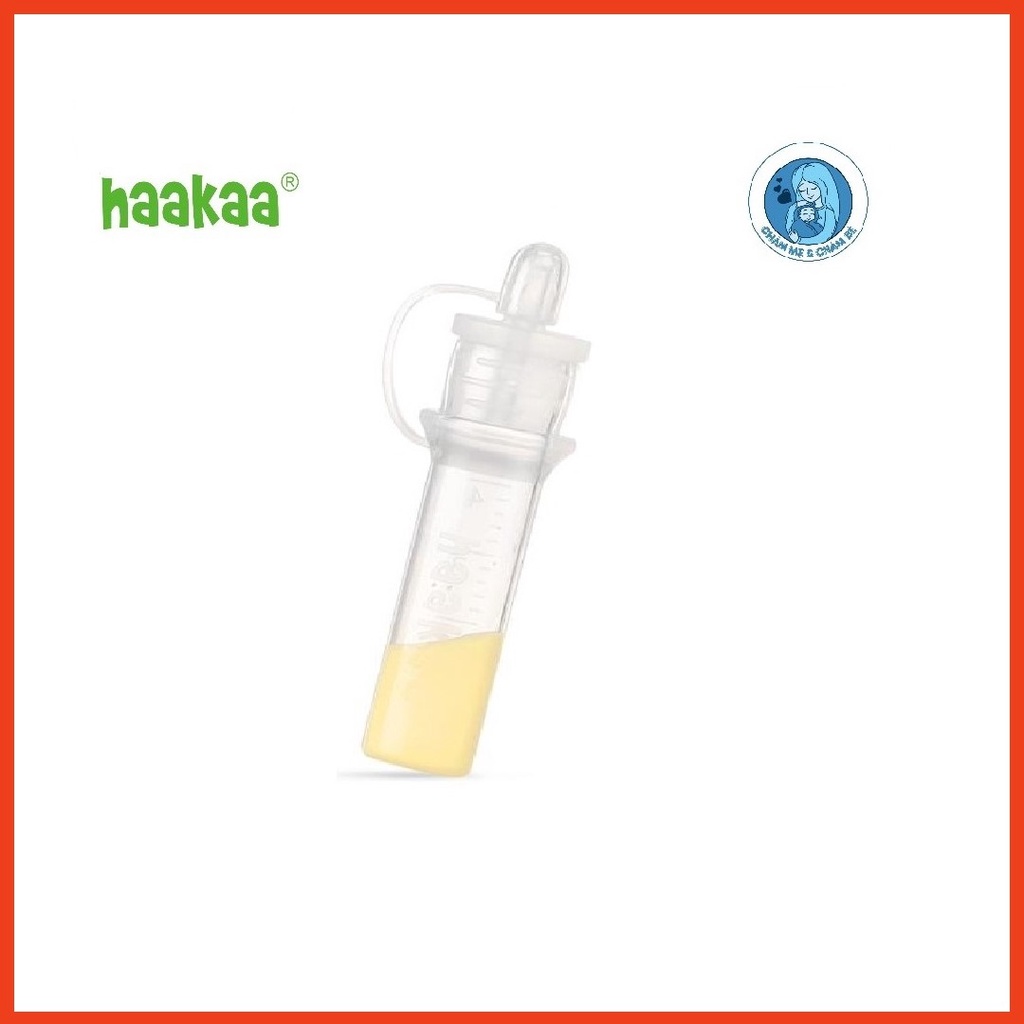 Dụng cụ lấy sữa non Silicone HaaKaa, Cốc hứng sữa non, Bình trữ sữa non chuyên dụng cho mẹ bỉm sữa