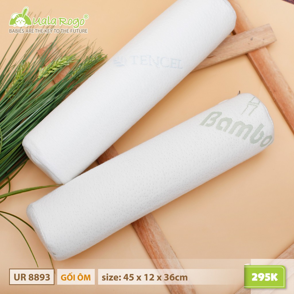 [Mã FASHIONGREEN194 giảm 10% đơn 99K] Gối ôm Uala &amp; Rogo cao su non Memory foam ( GIÁ 1C )