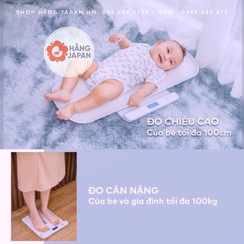 Cân điện tử cho mẹ và bé MOAZ BÉBÉ MB022 hàng chính hãng bảo hành 1 năm