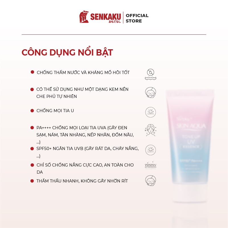 Kem Chống Nắng Skin Aqua Tone Up UV SPF50+ PA++++ 80g