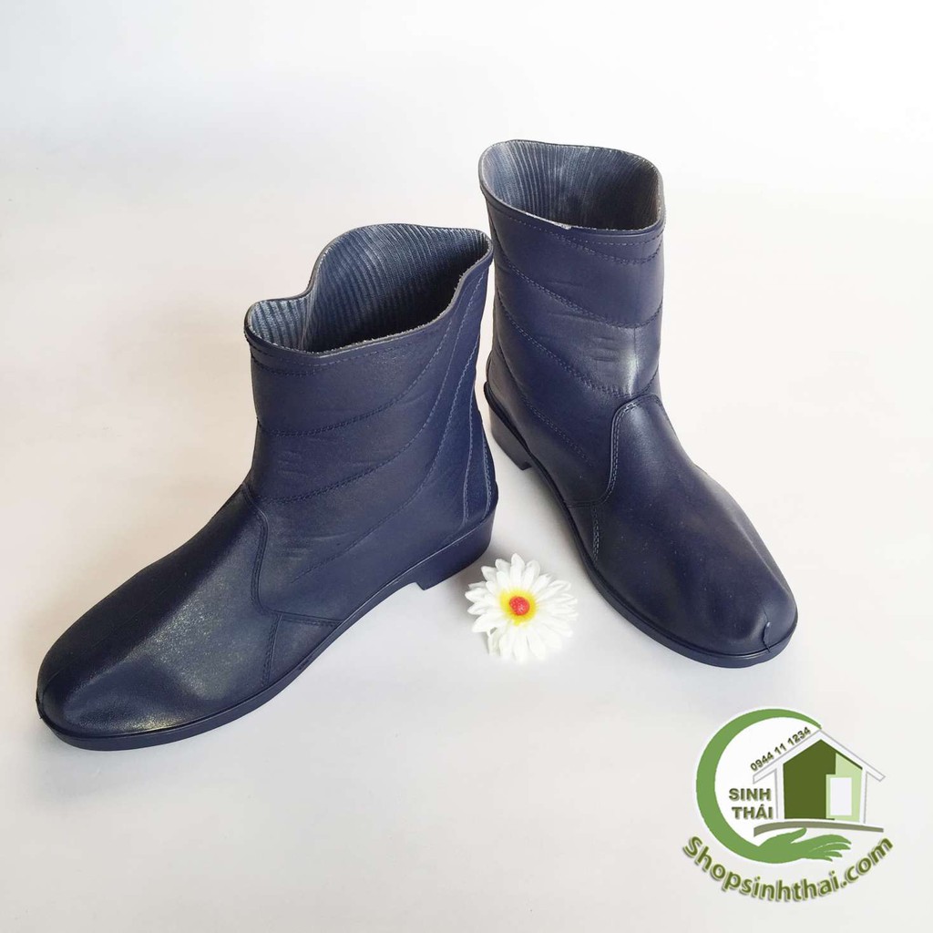Ủng đi mưa - làm vườn - ủng boot bảo hộ lao động - màu xanh
