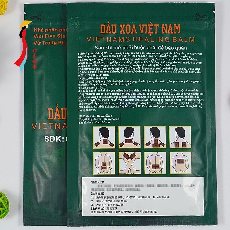 Miếng dán dầu xoa việt Nam