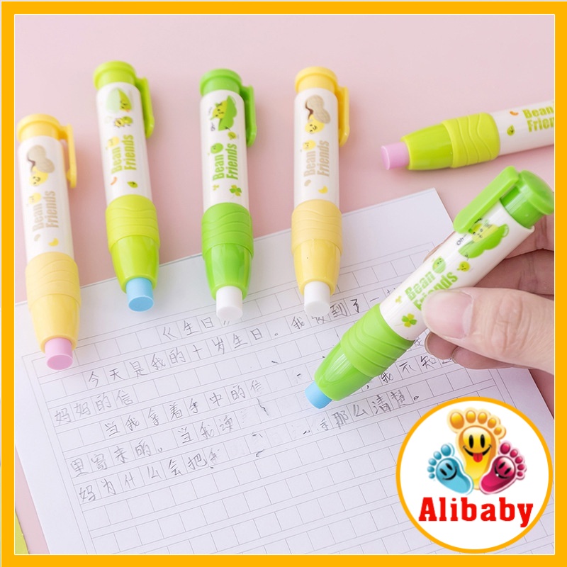 Gôm Tẩy Chì - Bút Tẩy Chì Dạng Bấm Tiện Lợi Cực Dễ, Đồ Dùng Học Tập Cho Bé E582