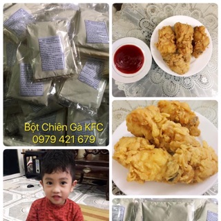 Bột Chiên Gà KFC các mẹ có thể mua gà về tự chiên cho các con và gia đình cùng thưởng thức