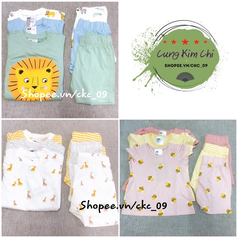 Sẵn set 3 bộ HM UK/Chi. na cho bé trai bé gái PHOM TO