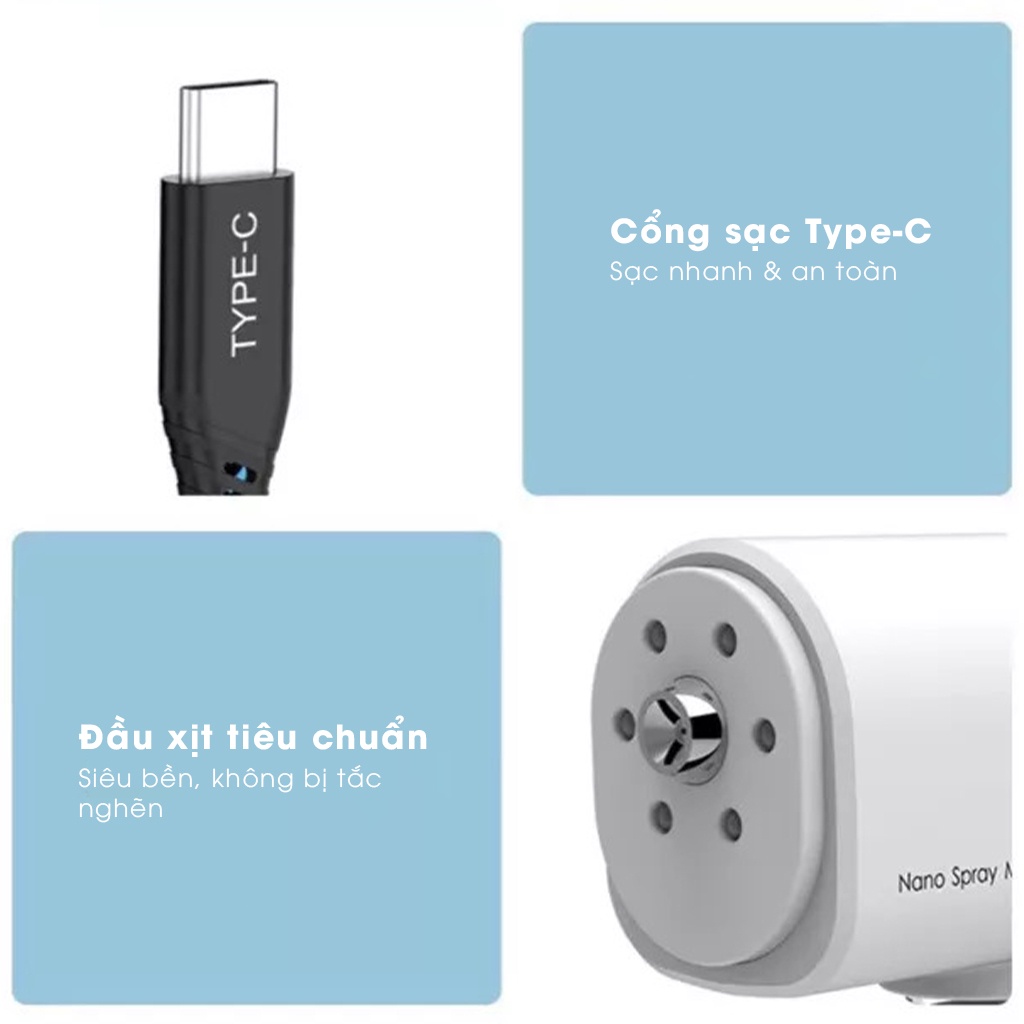 Súng phun khử khuẩn nano cầm tay K5 cao cấp