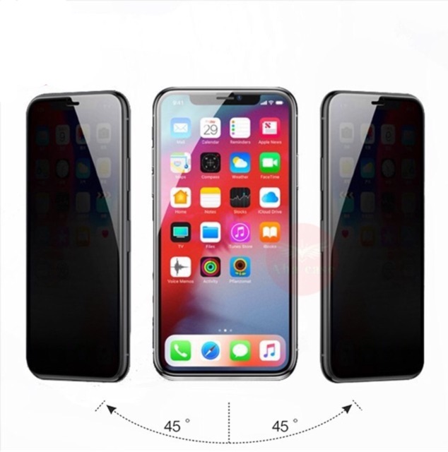 Miếng dán Kính Cường Lực chống nhìn trộm FULL màn iphone  6 6S 7 8 SE / PLUS / X XR XS / MAX / 11 / 12 / MINI / PRO/ MAX