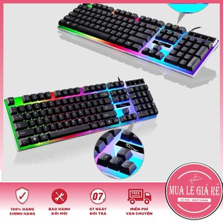 Bộ Bàn Phím Giả Cơ Kèm Chuột Chuyên Game Có Đèn LED Đổi Màu - BBPVCPS-2