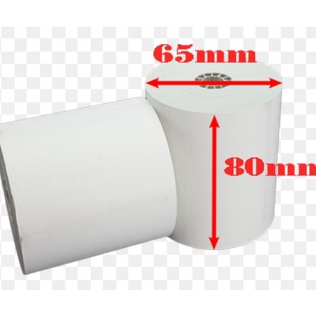 Giấy in bil K80x65mm giấy in hóa đơn K80*65 giấy in nhiệt giấy in đơn hàng K80x65