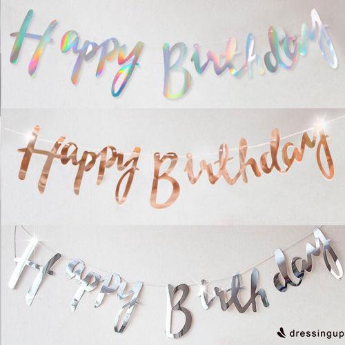 Dây treo trang trí sinh nhật chữ Happy Birthday dài 2M xinh xắn