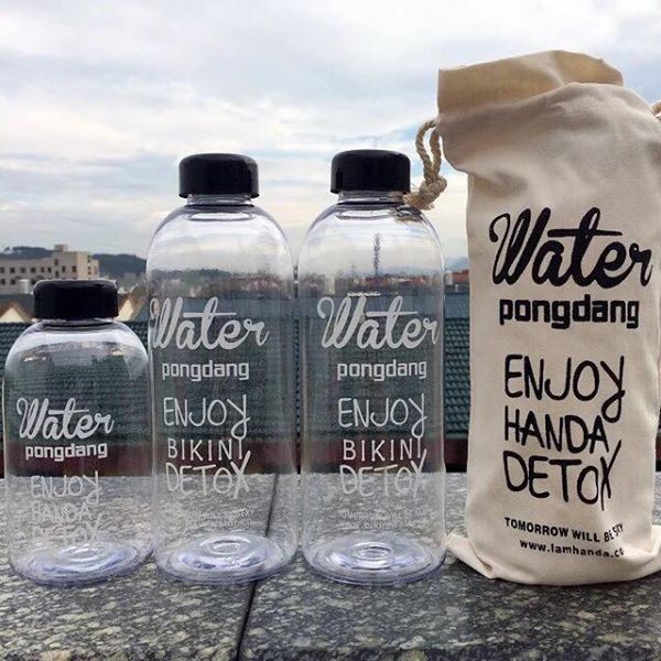 Bình Water Pongdang 1 lít kèm túi thô