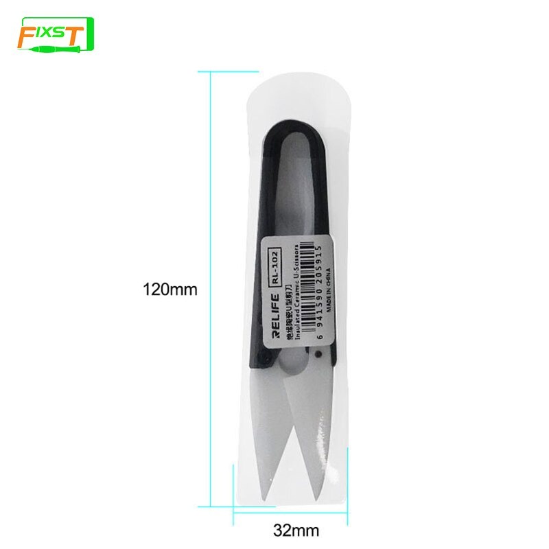 Kéo lưỡi cắt Ceramic (lưỡi sứ) chuyên dùng cắt cell pin chống chạm chập