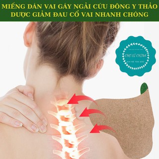 PVN21548 Hộp 12 Miếng Dán Ngải Cứu Vai Gáy Giảm Đau Cổ Vai Gáy