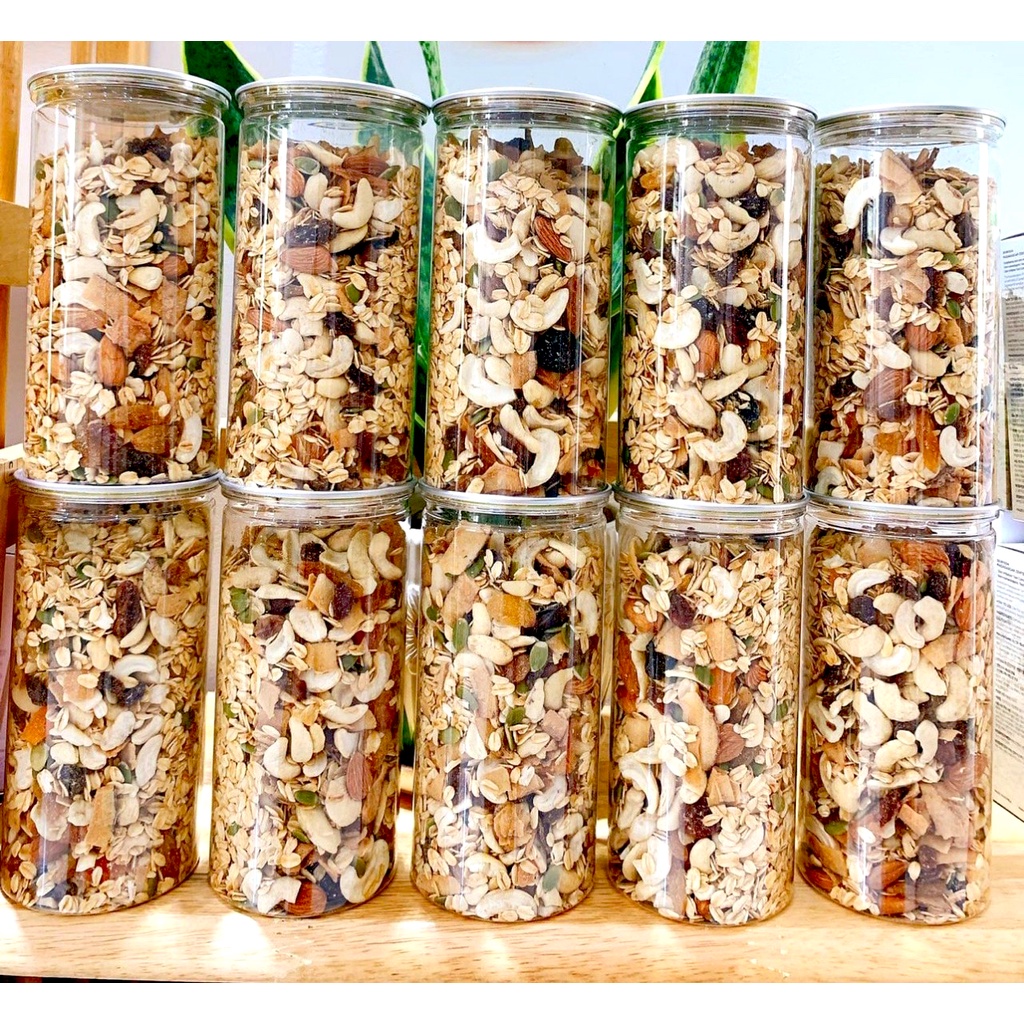 Granola Ăn Kiêng Nhiều Hạt 500g - Ngũ Cốc Ăn Kiêng Không Đường