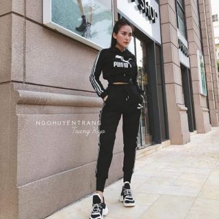 Sét bộ croptop puma siêu đẹp