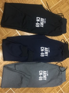 Quần jogger thun logo Army