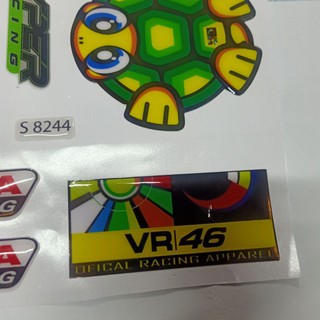 Tem dán nón 1/2 rùa xanh vàng