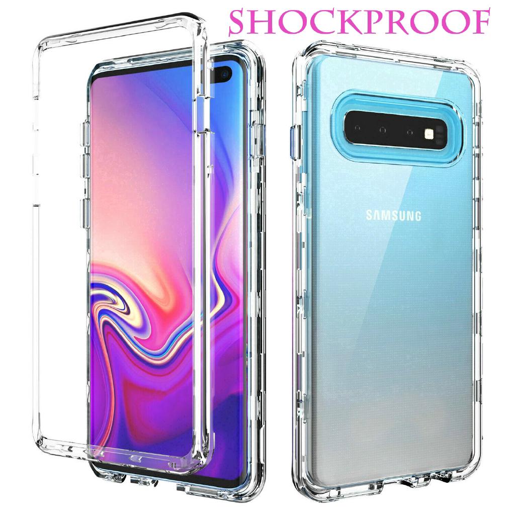 Ốp điện thoại Silicone trong suốt chống sốc thời trang cho Samsung Galaxy S10 Plus Lite