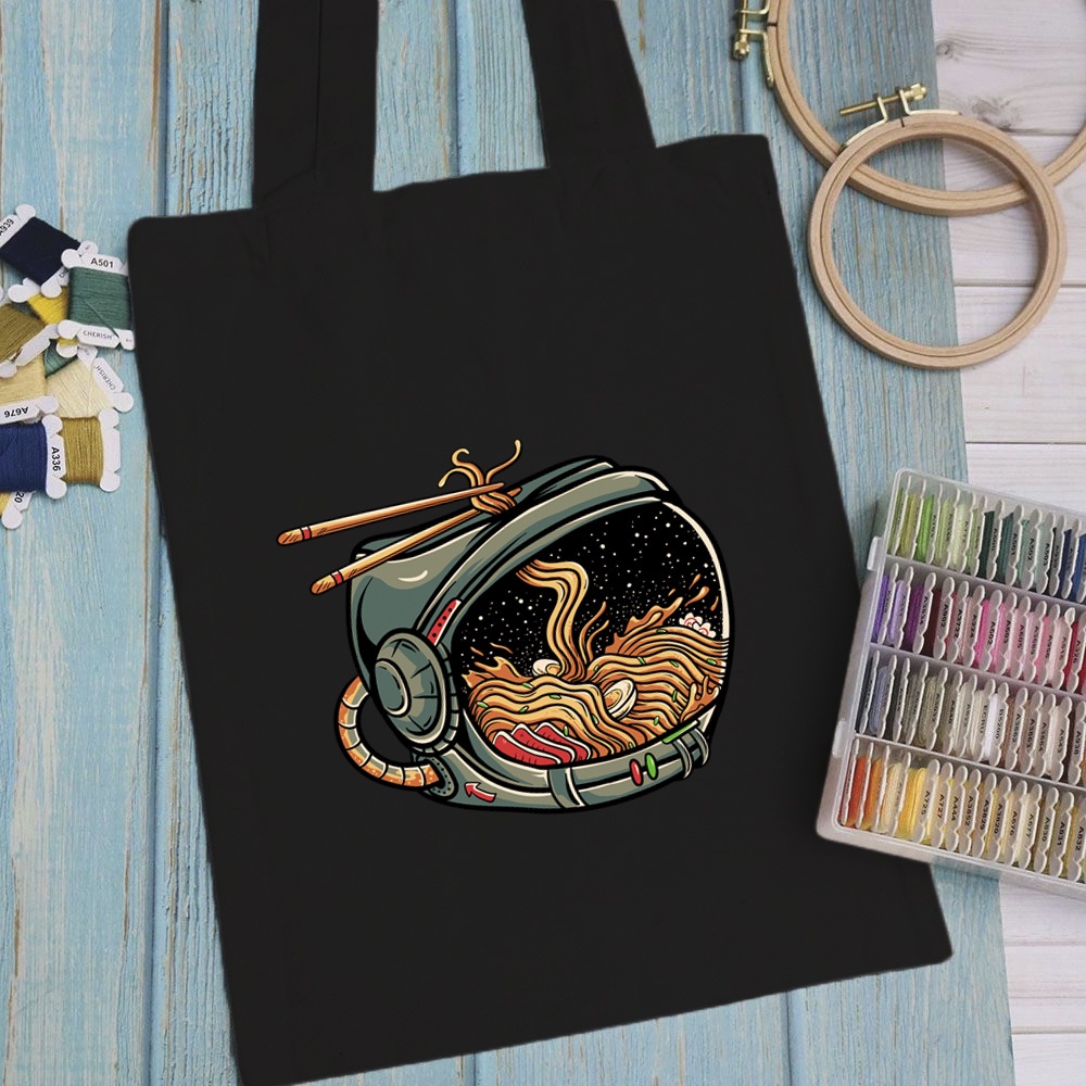 Túi vải, túi Tote  PHI HÀNH GIA - Mẫu 2 vải canvas dày đẹp cho nữ có khóa miệng đi học đi chơi.