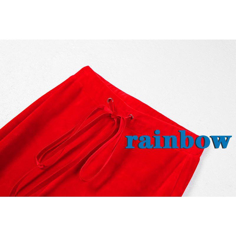 quần ống rộng Lưng Cao Phối Bèo Màu Trơn Thời Trang Cho Nữ | BigBuy360 - bigbuy360.vn