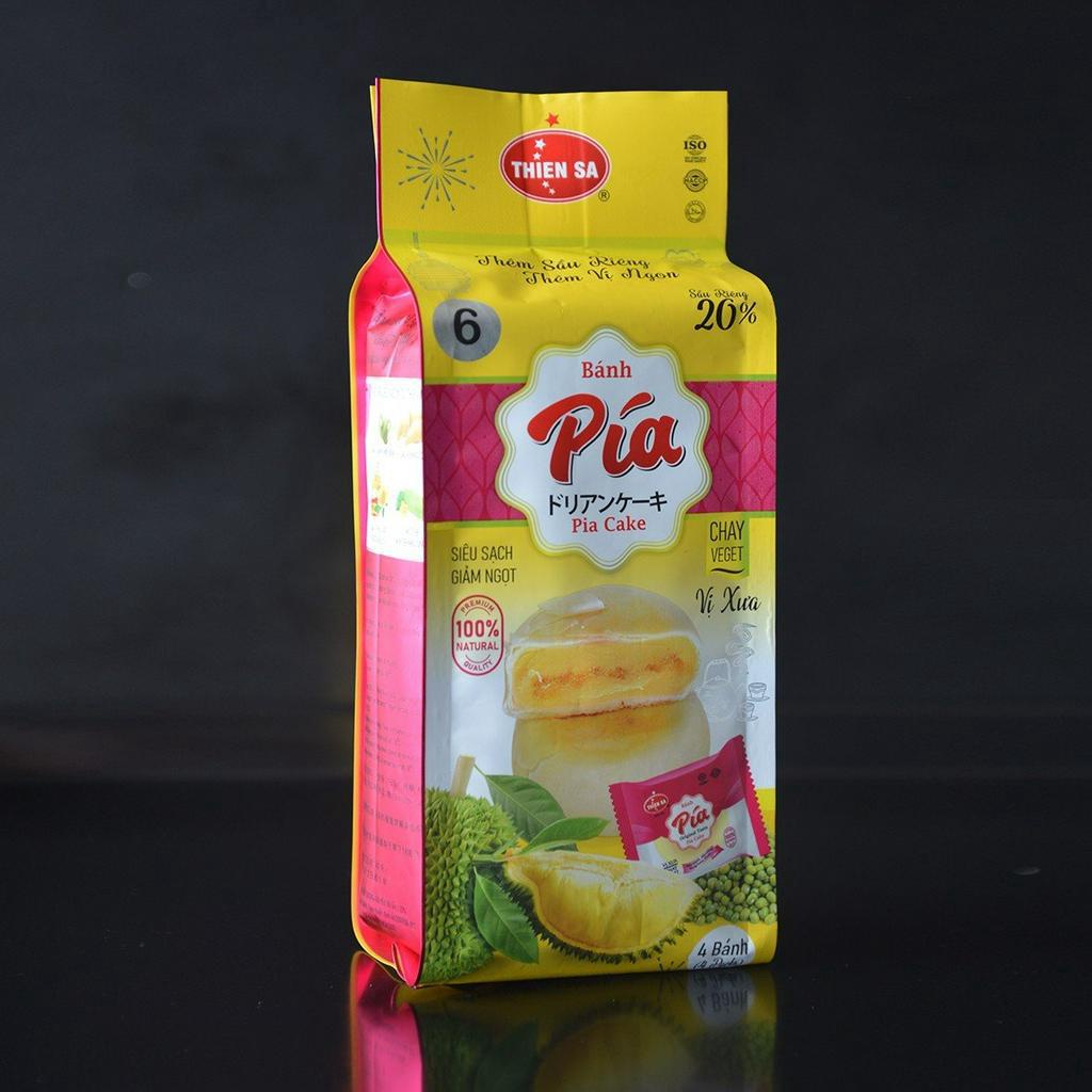 Bánh Pía Sầu Riêng Thiên Sa Thuần Chay Vegan, Bánh Bía Ăn Kiêng Đậu Xanh Healthy Lecomax B01