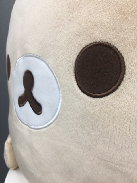 Gấu bông - gối Rillakuma Macaron chính hãng San-x siêu mềm. Rillakuma Macaron Cushion