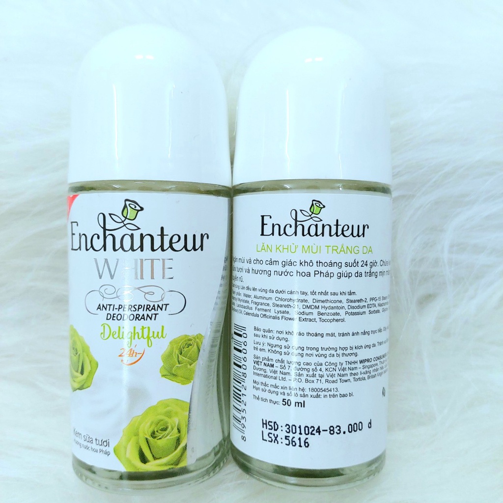 Enchanteur - Xịt - Lăn - Lăn Sáp Khử Mùi Hương Nước Hoa 150ml -  50ml - 40ml - Dạng Kem Sữa - Dạng nước trong- Dạng Sáp