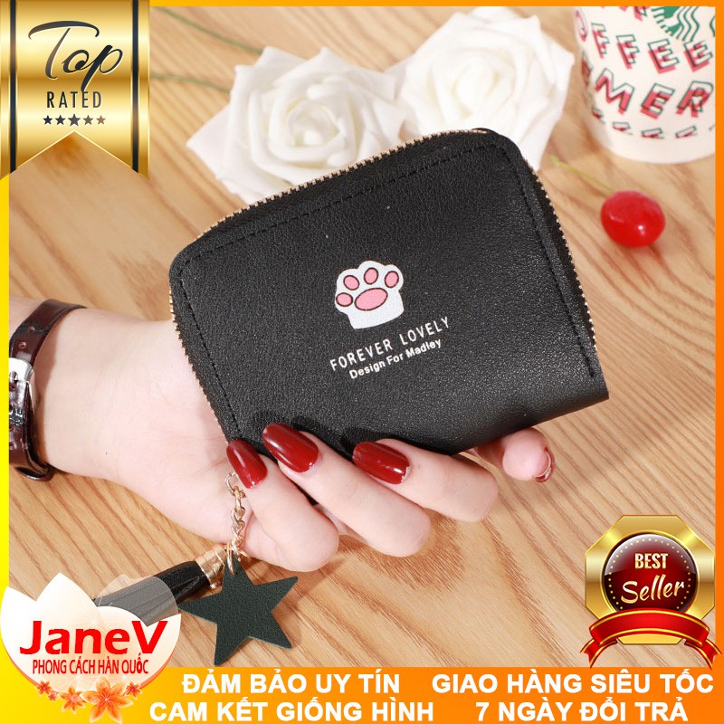 [5 MÀU] Ví Nữ Mini Ngắn Cầm Tay Dễ Thương Nữ Tính Hàn Quốc TVNN289 | BigBuy360 - bigbuy360.vn