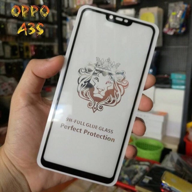 Kính cường lực oppo A3S Hàng Chuẩn Xịn loại 1, Bóng, đẹp