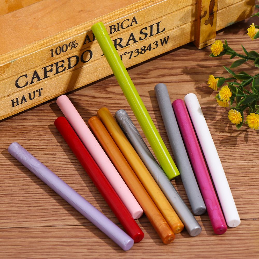 Bộ 10 que sáp niêm phong bao thư mời dự tiệc cưới kiểu cổ điển