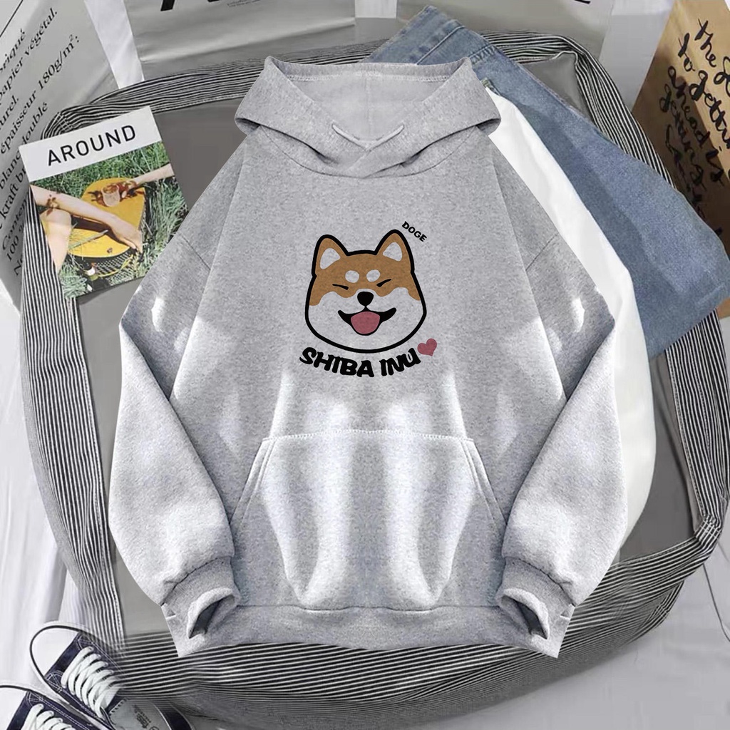 Áo Hoodie UNISEX in hình cún dễ thương