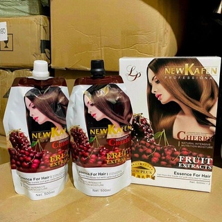 Nhuộm nâu phủ bạc không dính da đầu New Kafen 500ml x2 Phủ Bạc 100%