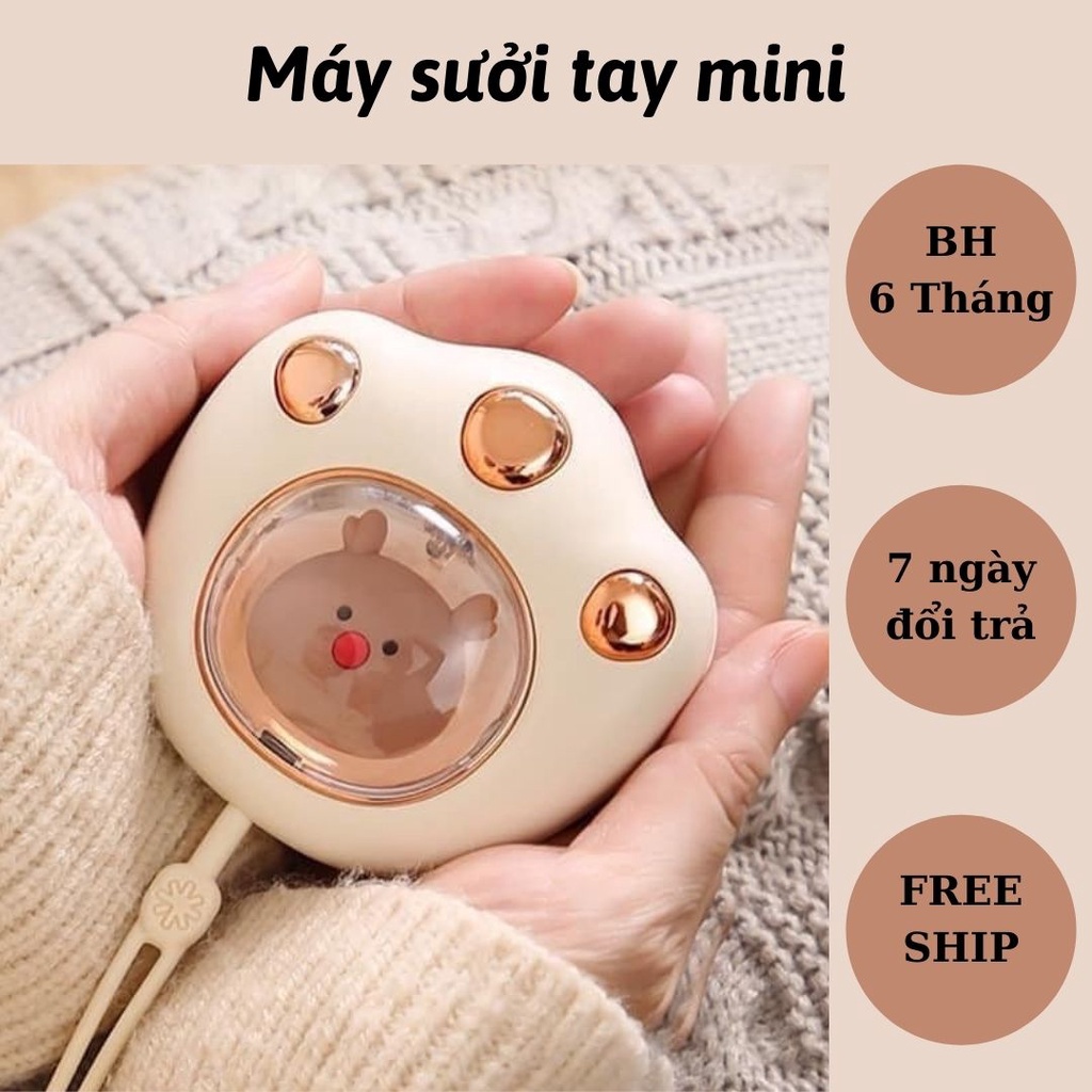 Máy sưởi ấm tay mini hình chân mèo cao cấp giá cực tốt