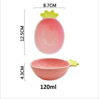 Bát ăn dặm hình hoa quả nhiệt đới cute