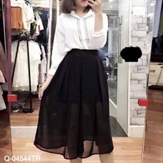 Quần ống rộng von giả váy -TR