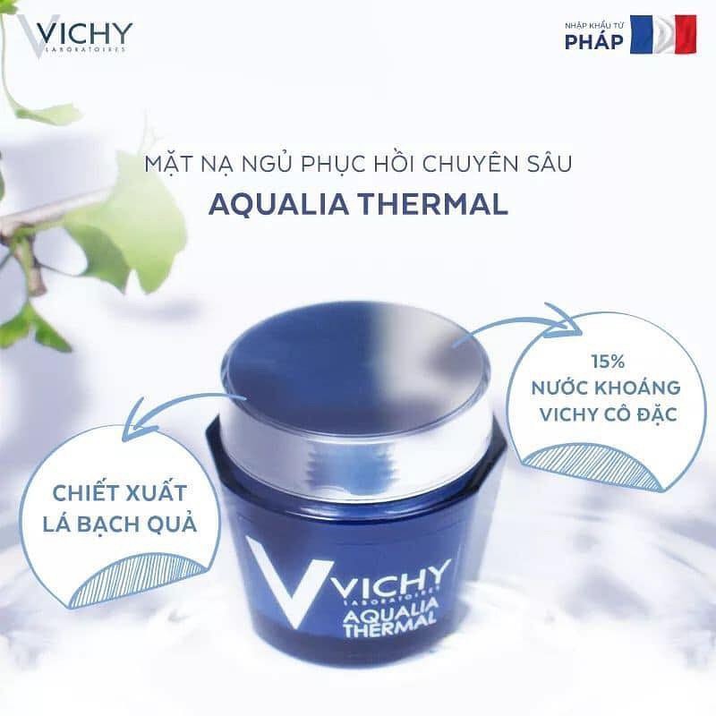Mặt nạ ngủ Vichy Aqualia Thermal Night Spa Minisize 15ml