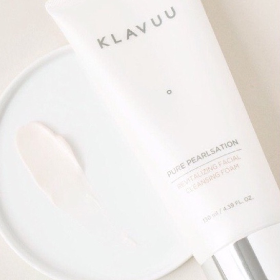 Sữa rửa mặt cho da mụn, trắng da,sửa rửa mặt chính hãng KLAVUU Pure Pearlsation Revitalizing Facial Cleansing Foam 130ml