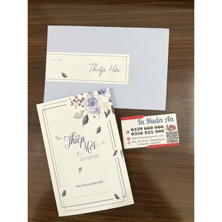 Thiệp cưới có phong bì