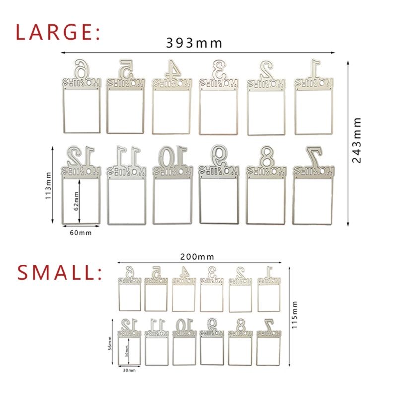 Khuôn Cắt Giấy Kim Loại Hình Lá Cờ Mỹ Trang Trí Thẻ