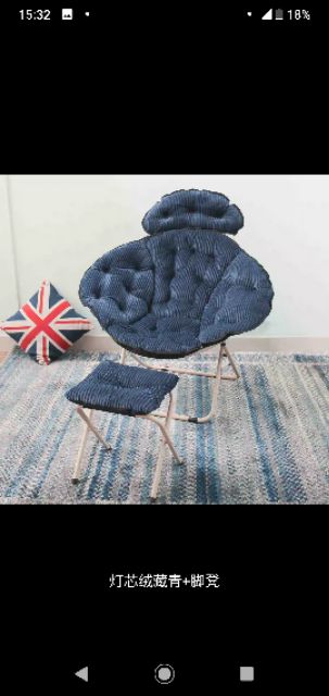 Ghế thư giãn (kèm đôn chân)_SKU03 | BigBuy360 - bigbuy360.vn