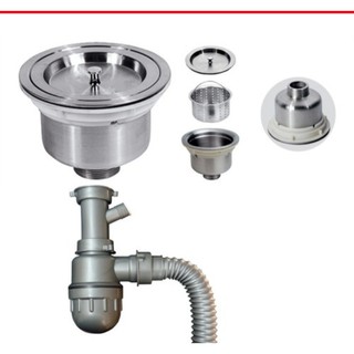 Bộ xả đơn chậu rửa chén inox 304 phi 110cm