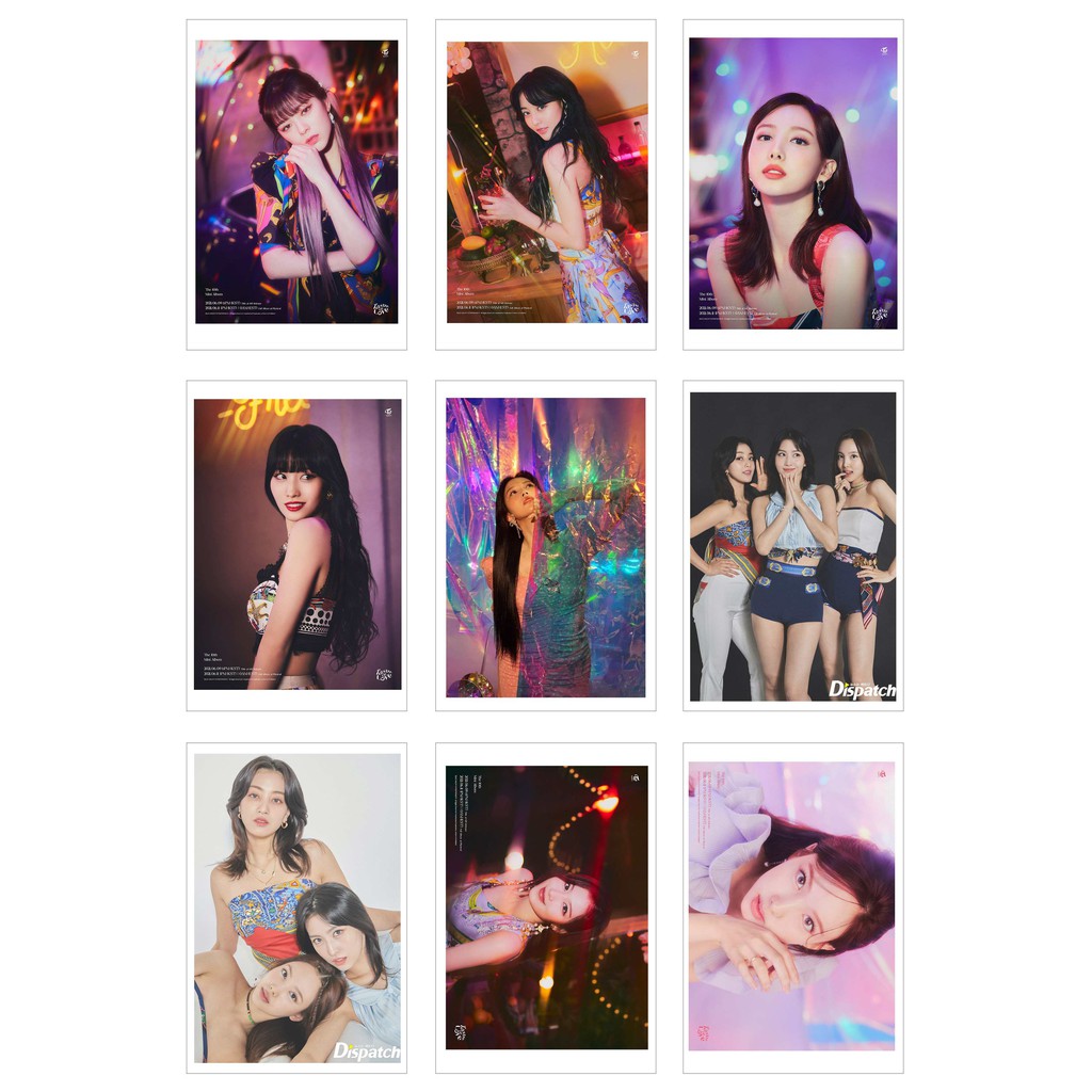 Ép Lụa] Lomo Card 36 Ảnh TWICE - Taste of Love