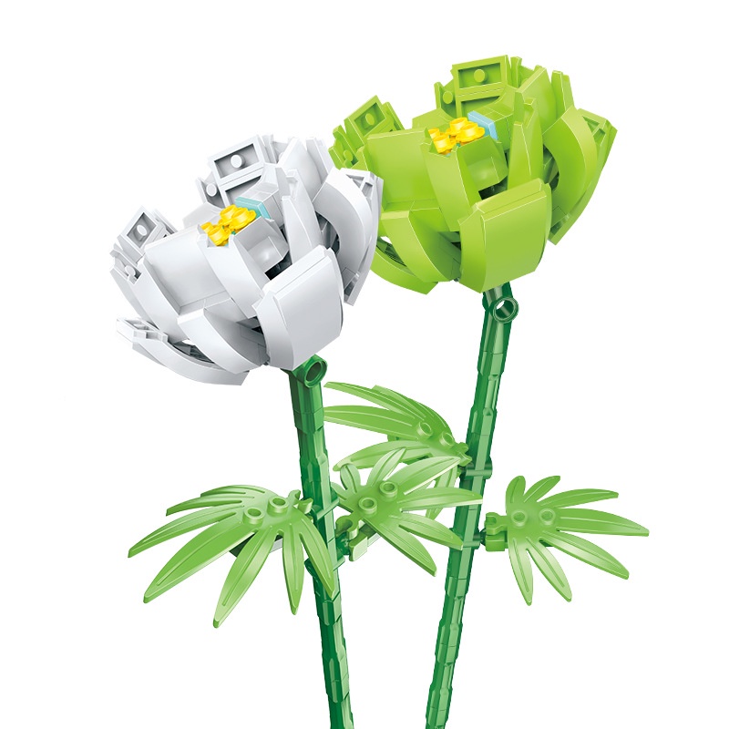 Đồ chơi lắp ghép SEA SUN TOYS mô hình hoa hướng dương mini DIY